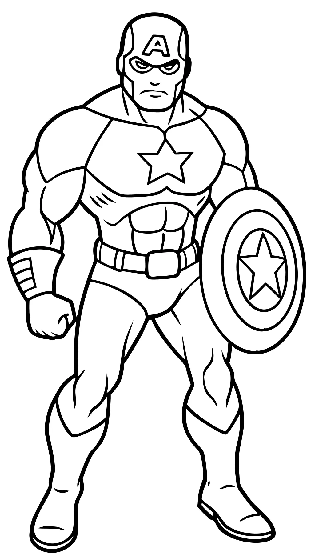 Páginas para colorear de Avengers imprimibles